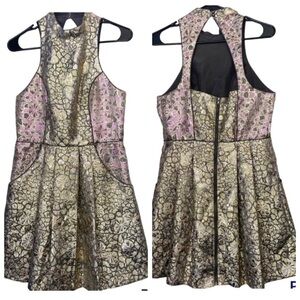 Urban  Outfitters-Cooperative Dress 12 Days of Dresses Iridescent Metallic